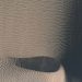 black and white sock on white textile